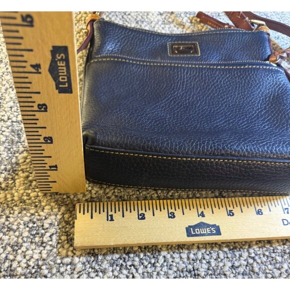 Dooney & Bourke Navy Leather Crossbody Bag With Adjustable Strap - Picture 5 of 12